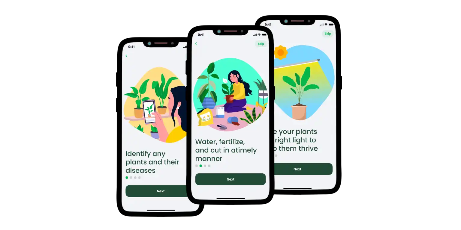 The AI Plant Finder app promo photo