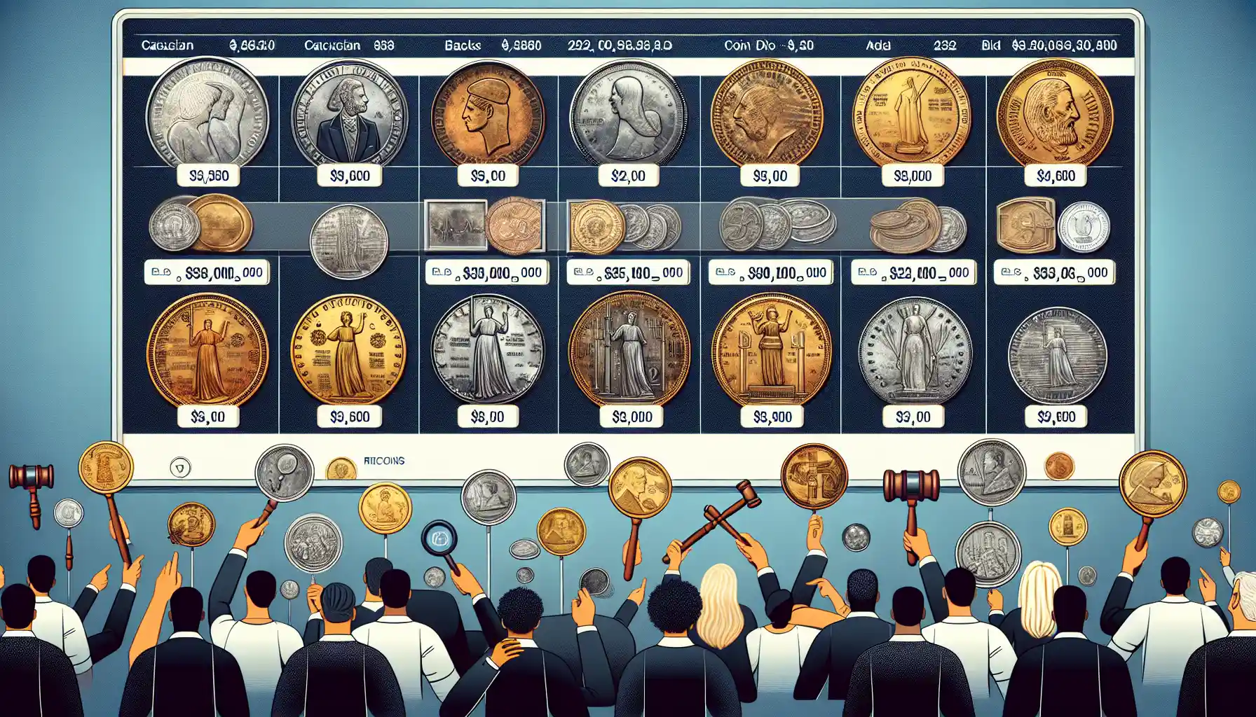 Top Record-Breaking Coin Sales in Online Auctions