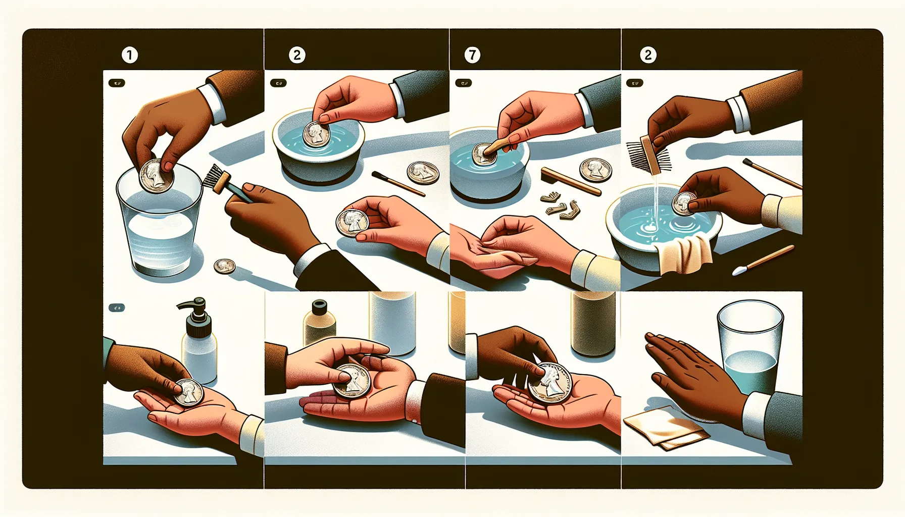 Step-by-Step Guide to Safely Clean Coins Using Modern Methods